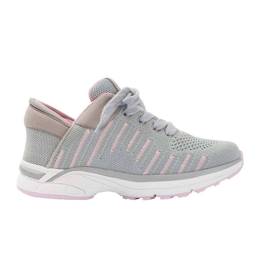 NEW ZEBA women's zebra hands-free sneaker in rose gray